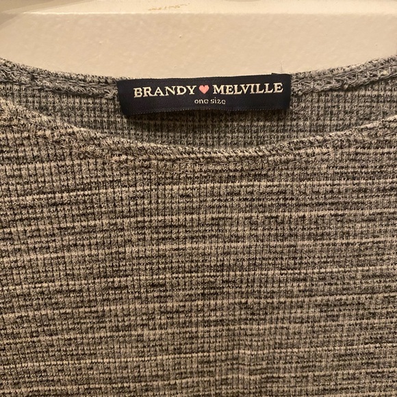 Brandy Melville grey top - Picture 2 of 2